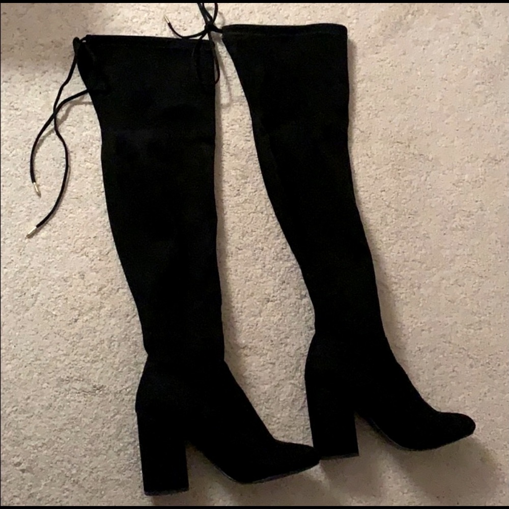 COPY - Steve Madden black knee high boots